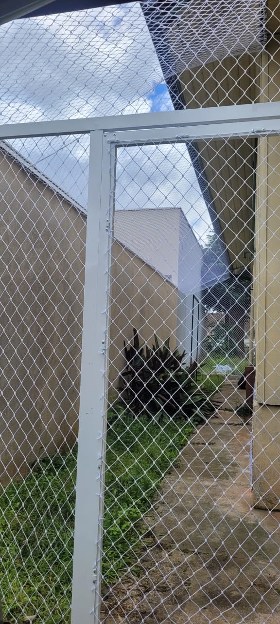 Instalação de rede de proteção realizada pela WJR